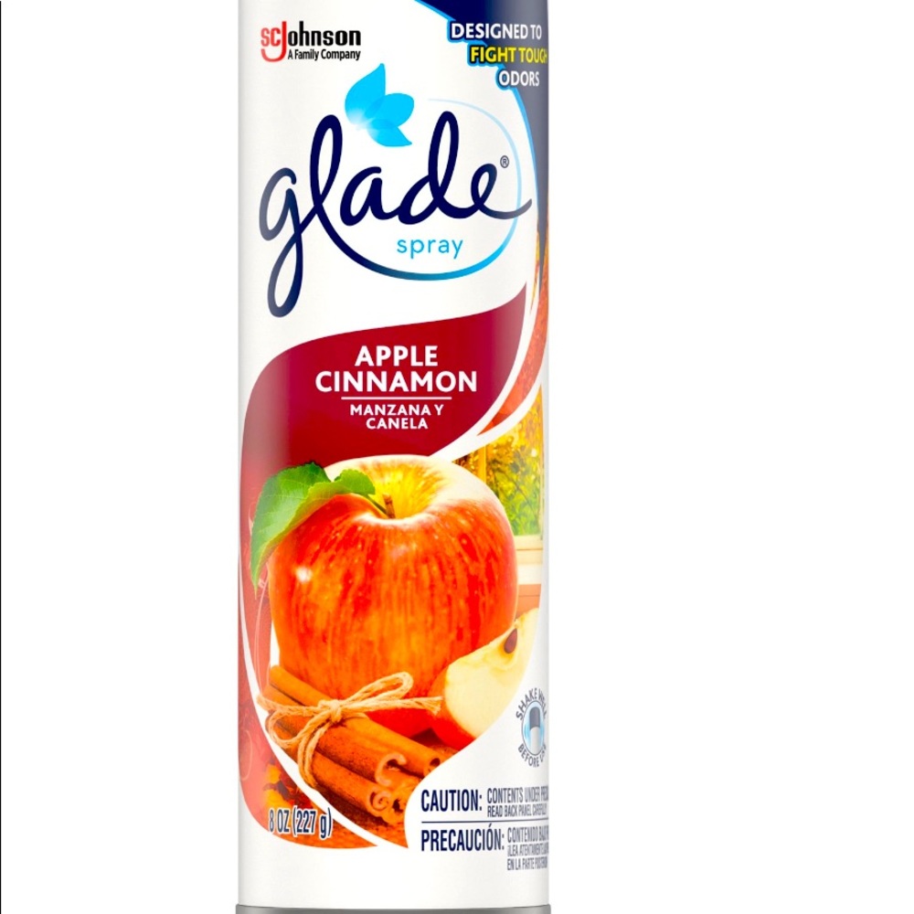 Glade Room Spray 1 CT, Apple Cinnamon, 8
OZ. Total, Air Freshener